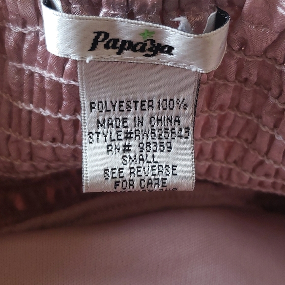 PAPAYA Light Pink Sateen Mini Bubble-Hem Dress - Picture 3 of 3